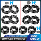 Set of 4 Wheel Spacers for Ford Mustang, Edge, Jeep Wrangler (1"/1.5"/2")