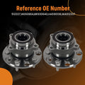 Set of 2 Rear Left & Right Wheel Hubs for Lexus IS250/IS350/GS350 (2006–2013) 512337