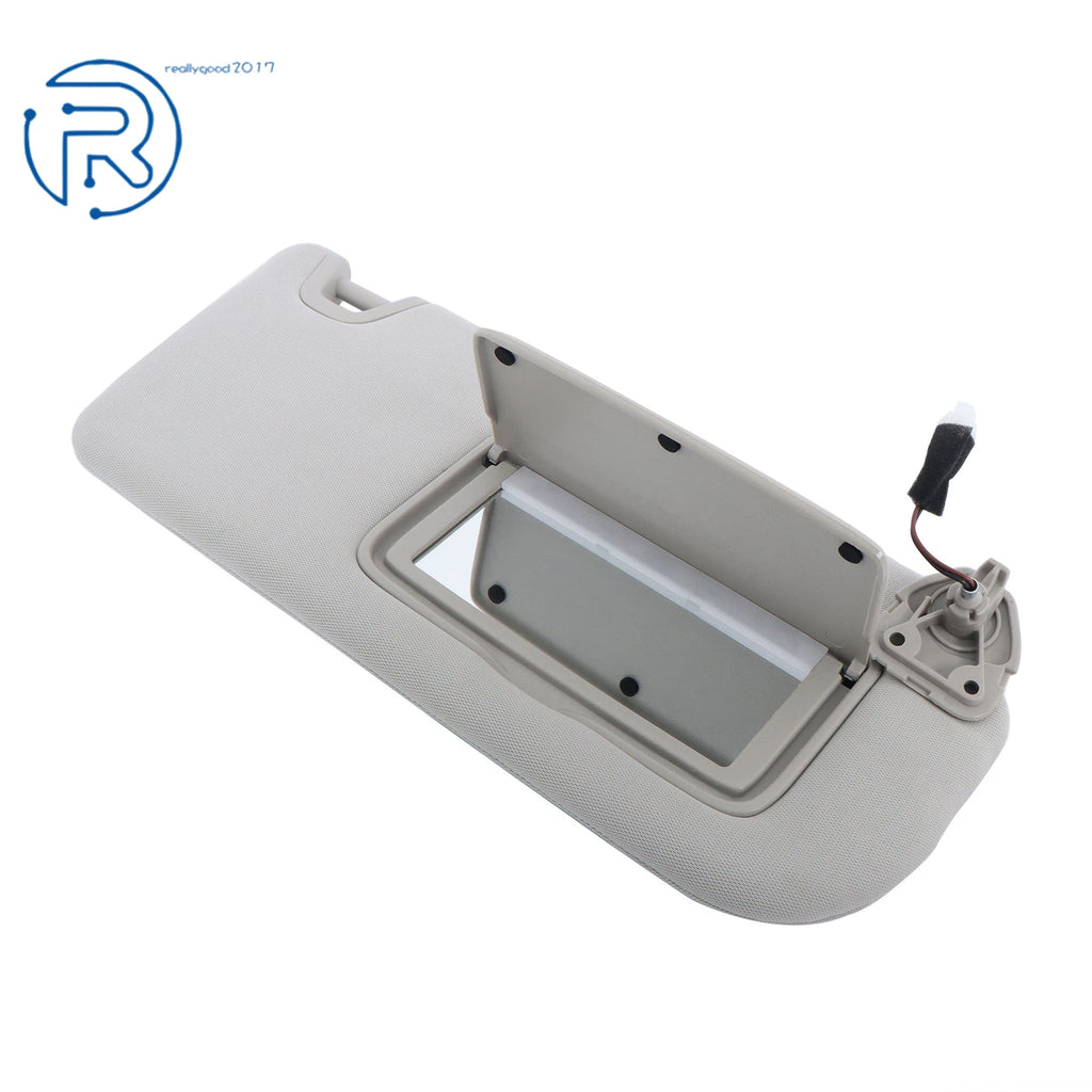 Passenger Side Sunvisor for Nissan Altima (2019-2024) Gray with Lights
