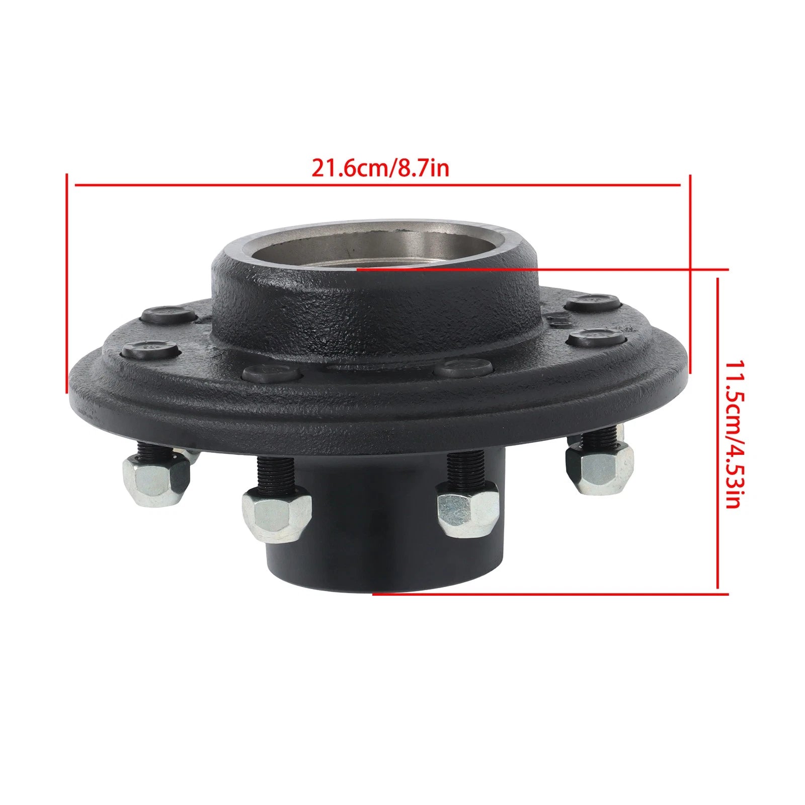 Set of 2 Trailer Idler Hub Kits for 7000 lbs Trailers (8 on 6.5")