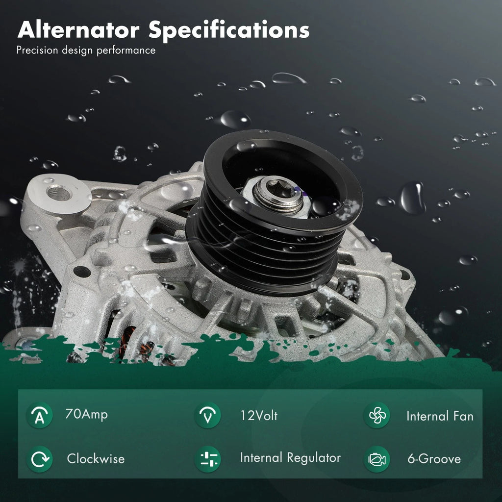 Alternator for Mercruiser Model 350 Mag MPI (Gen +) (1999-On) 8461
