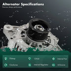 Alternator for Mercruiser Model 350 Mag MPI (Gen +) (1999-On) 8461