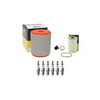 Wix Engine Air Oil Filter & NGK 6 Iridium IX Spark Plug Kit for Audi A6 A7 (2012–2018)