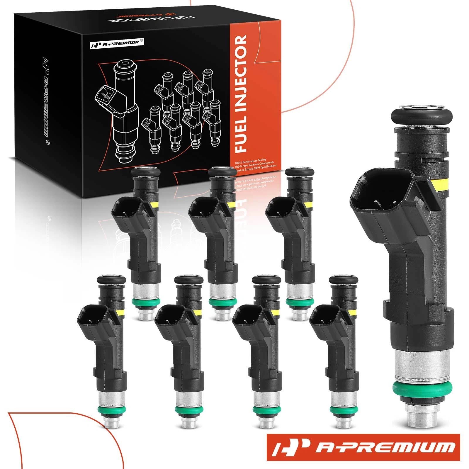 8x Fuel Injector for Ford F-150 F-250 F-350 Super Duty (2007–2008)