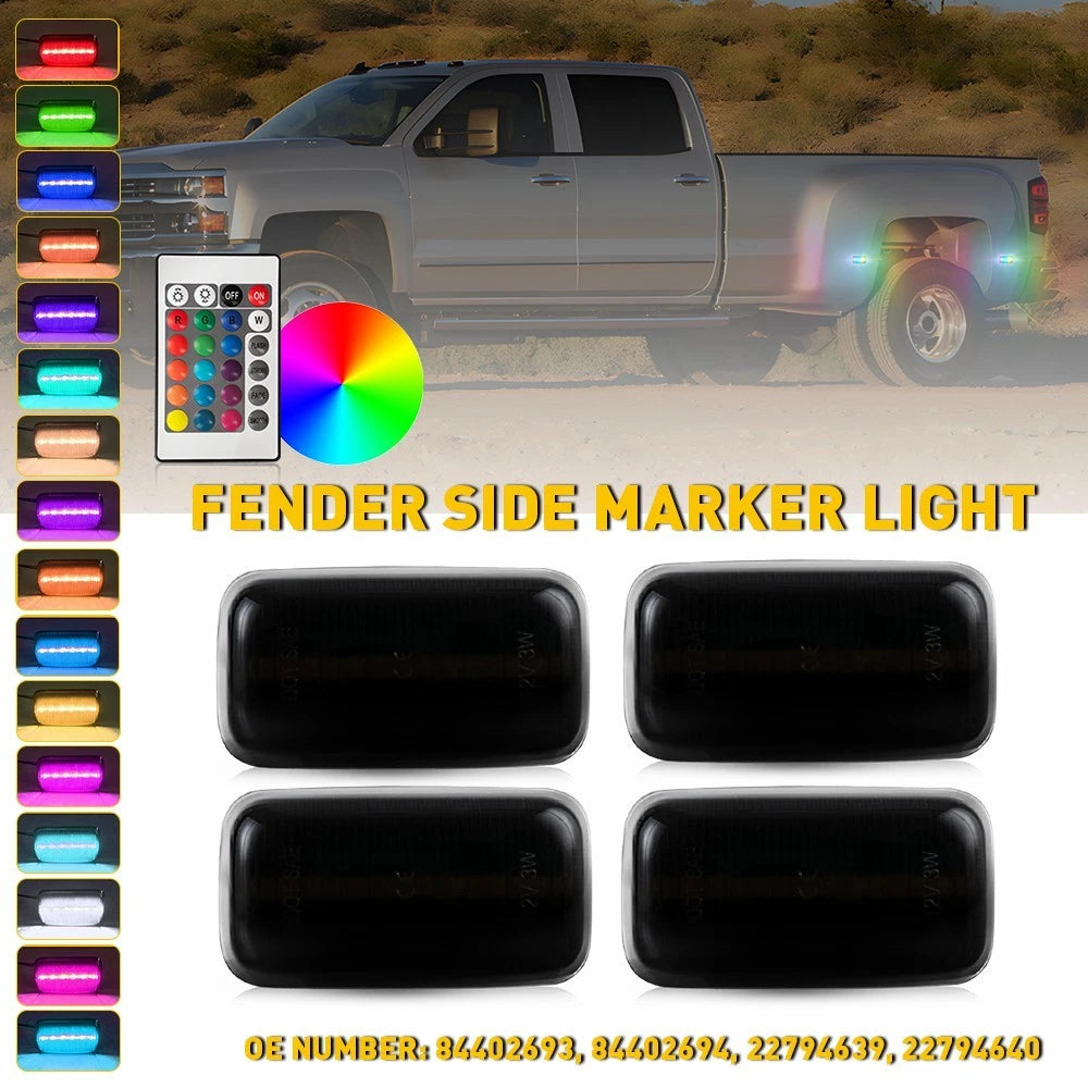 RGB LED Marker Light for Chevy Silverado 2500HD 3500HD (2015–2023)