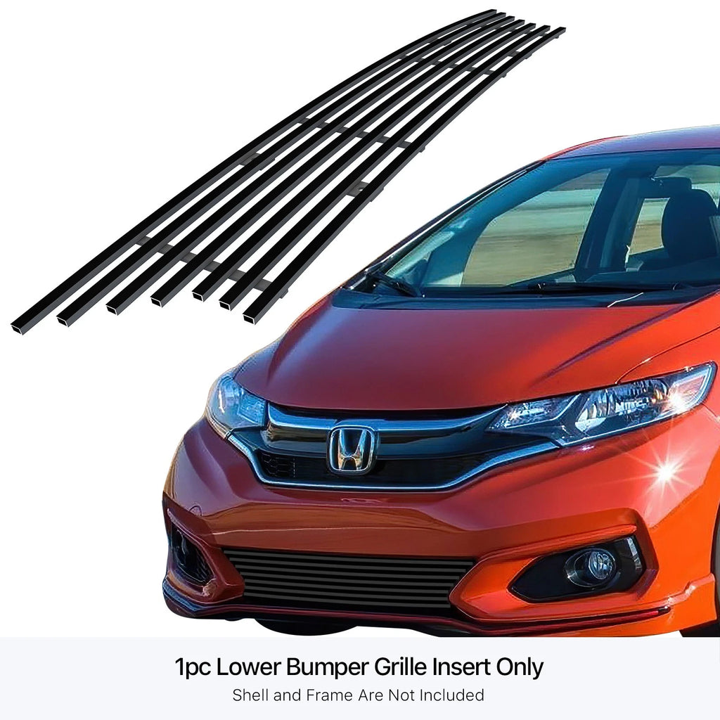 Stainless Steel Black Billet Grille Insert for Honda Fit (2018-2019)