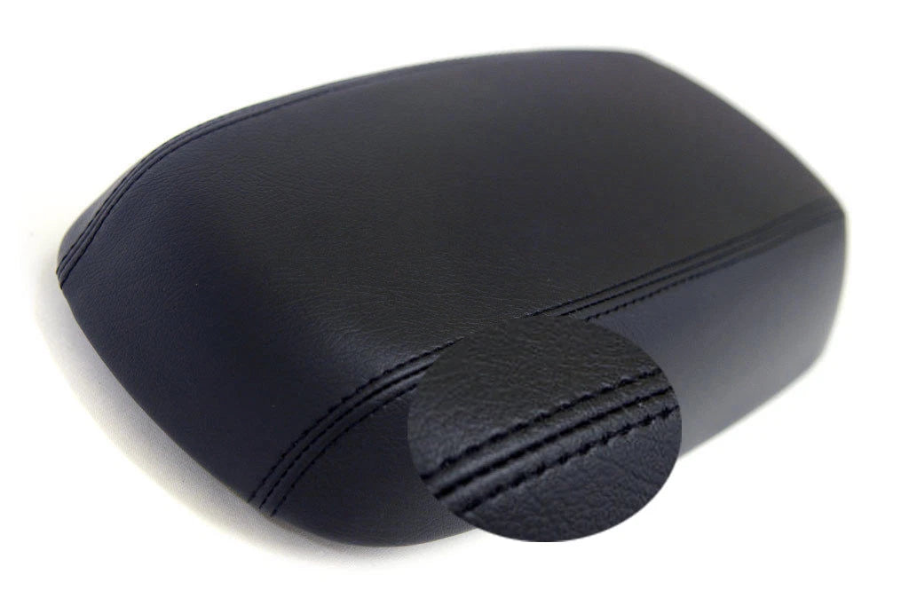 Center Console Armrest Cover for Hyundai Tucson (2010–2015) Black Leather