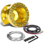 Gold Aluminum Steering Wheel Hub Adaptor for Civic Integra (1988–1993)
