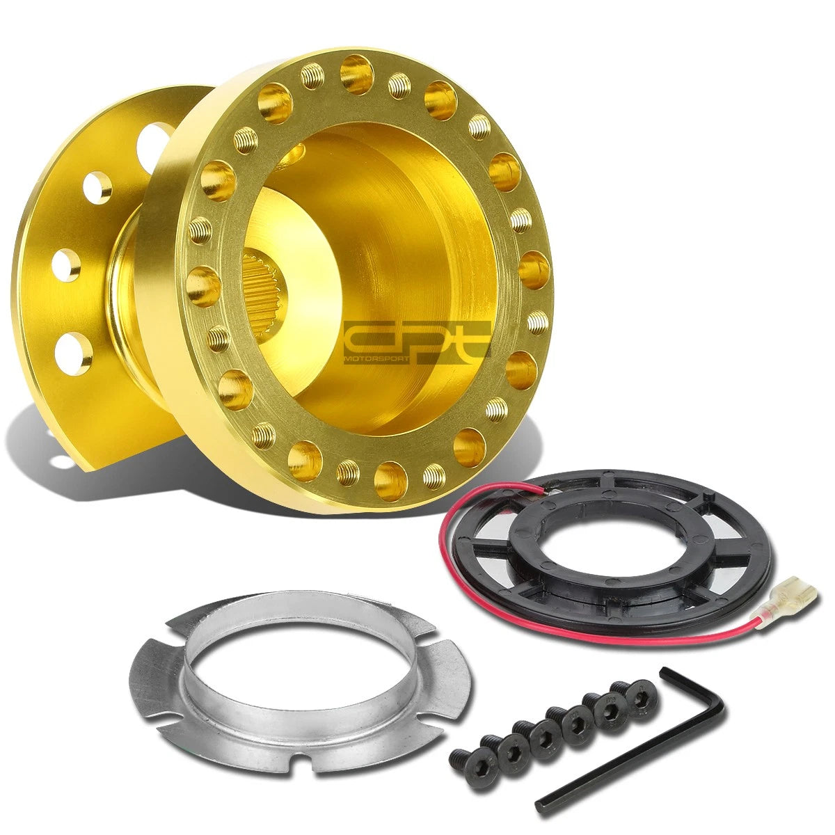 Gold Aluminum Steering Wheel Hub Adaptor for Civic Integra (1988–1993)