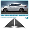 1 Pair Front Mirror Corner Fender Triangle Cover No. 861903X000 for Hyundai 