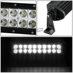 60W Dual Row 14" Bridgelux LED Work Offroad Light Bar for Trucks