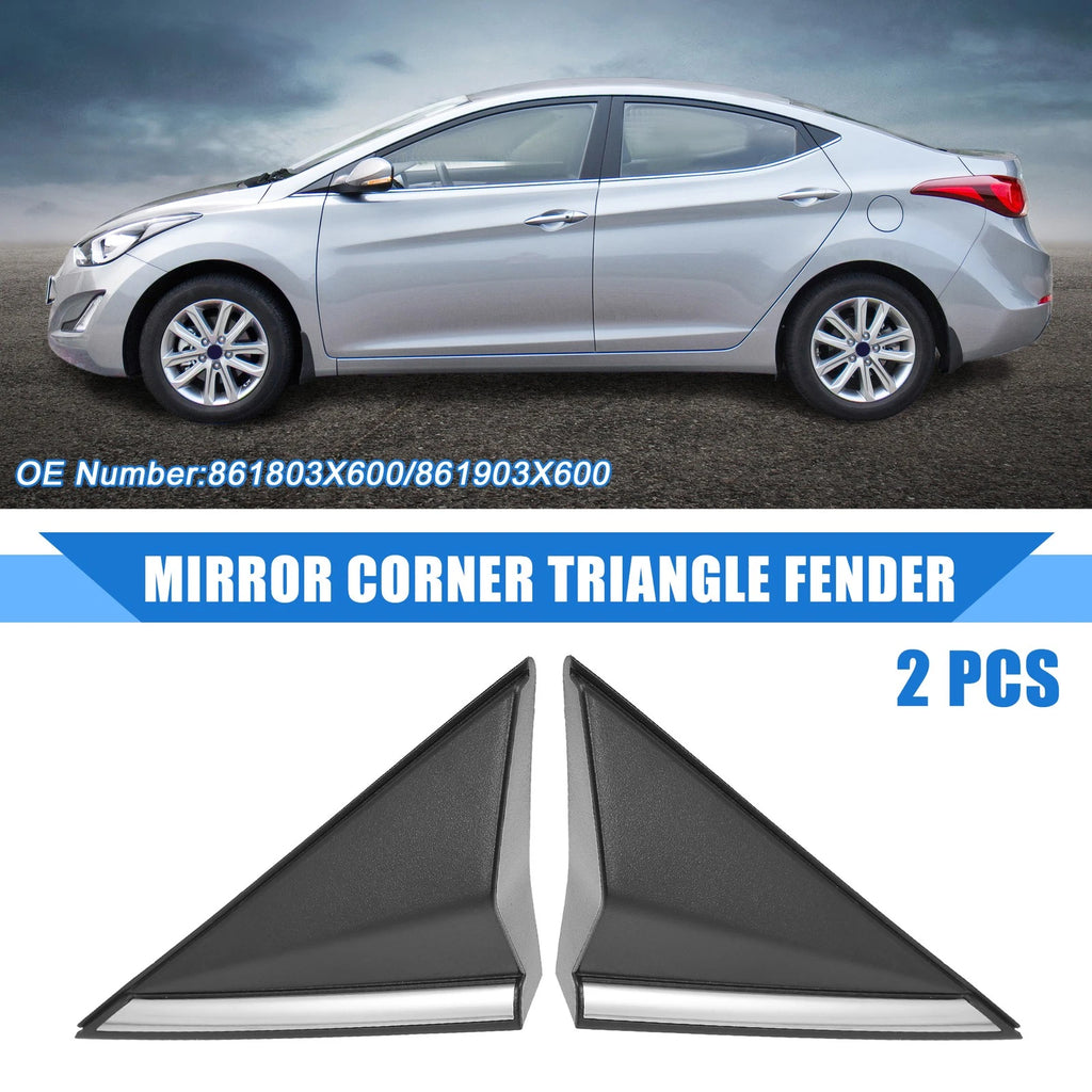 2X Mirror Corner Triangle Fender for Hyundai Elantra (2014–2016)