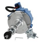 Ignition Distributor for Ford 351C 351M 400 429 460 (HEI, Blue Cap)