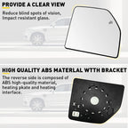 Heated Mirror Glass Upper Passenger Side Assembly for Ford F150 (2015–2020)