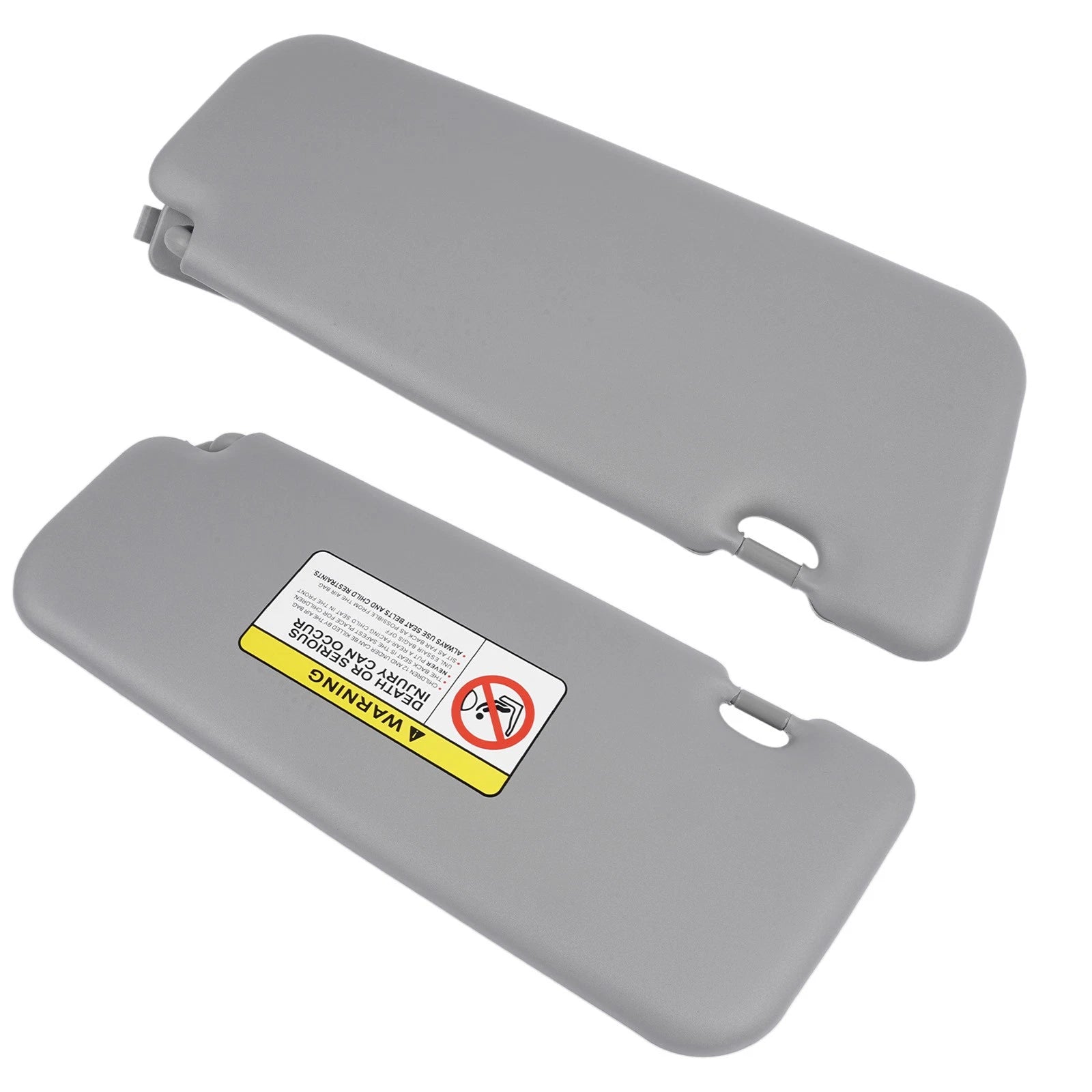 Set of 2 Sun Visors for Hyundai Accent (2011–2015) 1E 1.6L Gray