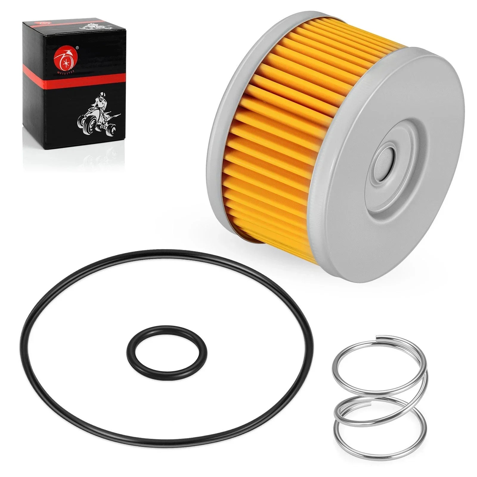 Oil Filter & O-ring w/ Spring for Suzuki SP500, SP600 (1981–1985)