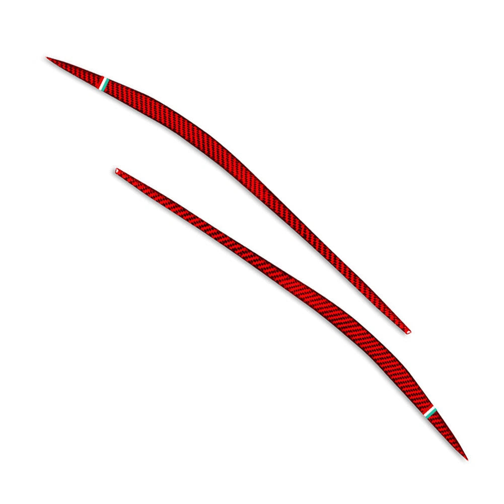 2Pcs Headlight Eyebrows Eyelids Cover Trim for Alfa Romeo Giulia (2015–2024)