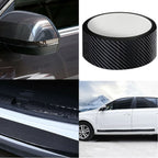 Carbon Fiber Vinyl Door Sill Scuff Plate Cover for EXV