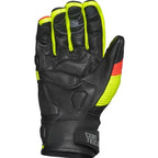 Cortech Manix ST Leather Gloves for Motorcycle Gear (Flo Yellow Red Black)