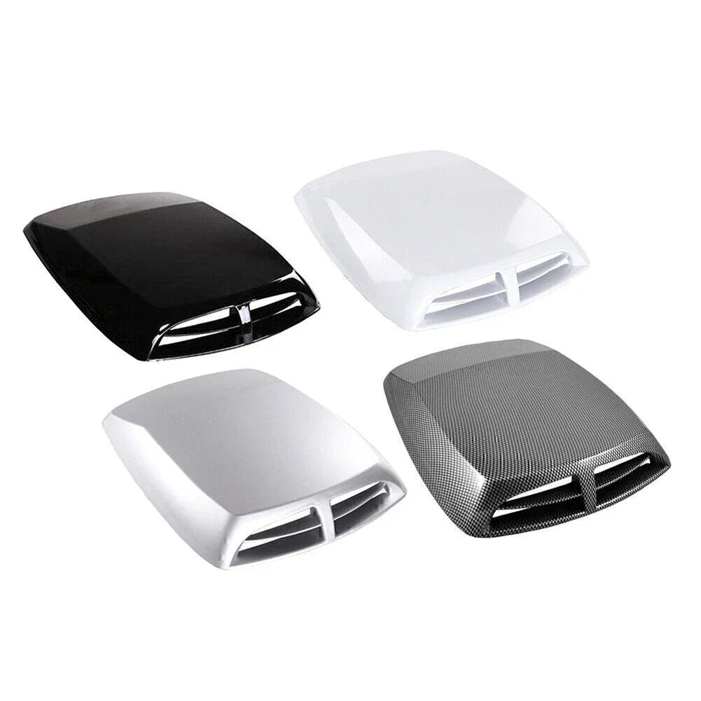 Universal Black Car Decorative Air Flow Intake Hood Scoop Vent Cover