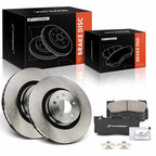 Front Disc Brake Rotors & Ceramic Pads for Ford Mustang (2015–2020)