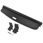 Collapsible Rear Trunk Cargo Cover for Nissan Kicks (2018–2024) Carbon Fiber Black