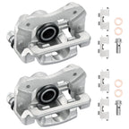 Pair Rear Disc Brake Calipers w/ Bracket for Hyundai Sonata (2006–2008)