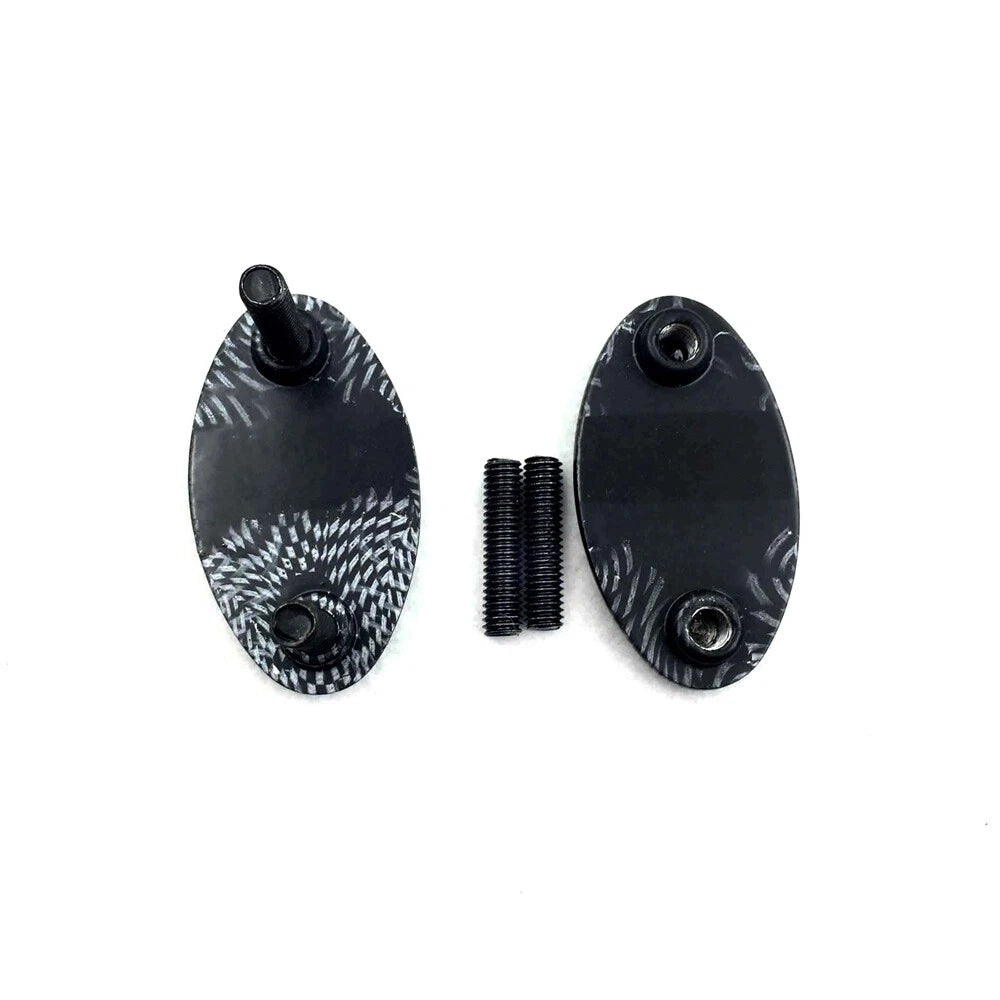 Mirror Block Off Plates for Kawasaki Ninja ZX6R ZX6RR 636 ZX10R (2005–2008)
