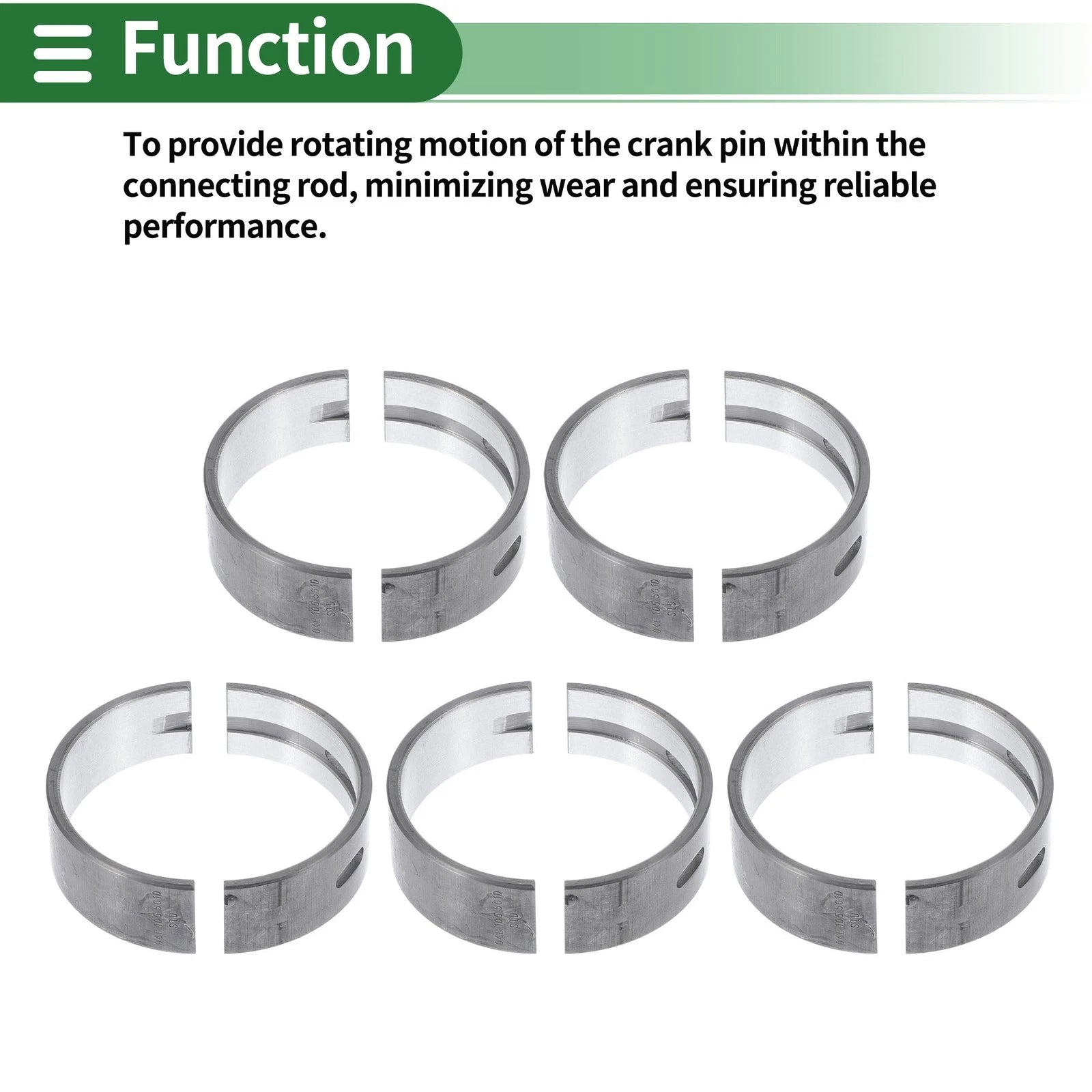 Main Bearing Set No.04E105561D for Volkswagen Beetle (2012–2019)
