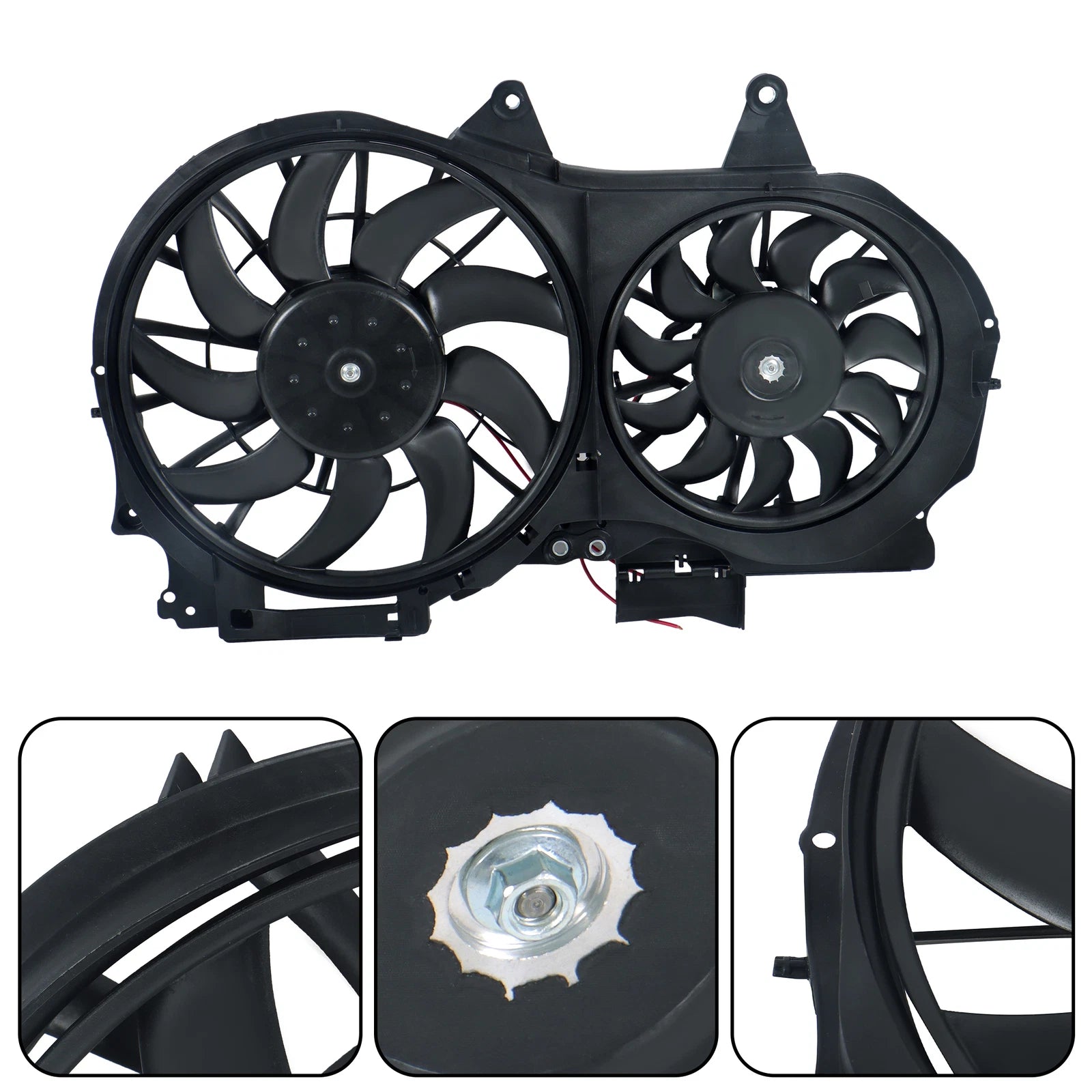 Dual Cooling Fan Assembly for Audi A4/A4 Quattro (2002–2009)