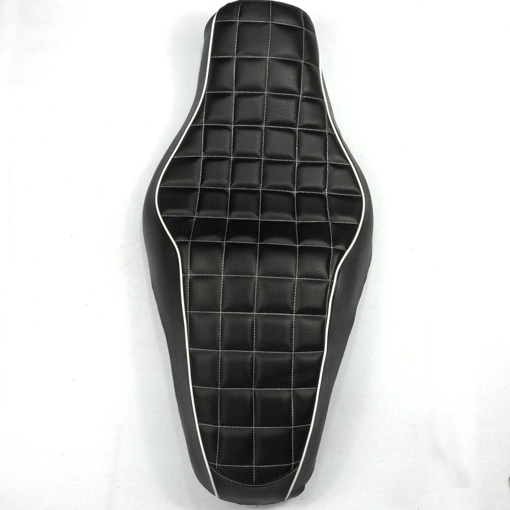 2X Leather Seat for Harley XL883N XL883L XL883X (2005–2013)