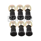 Set of 6 Rear Wheel Studs + Nuts 43812-23320-71 for Toyota Forklift (7-8FD)