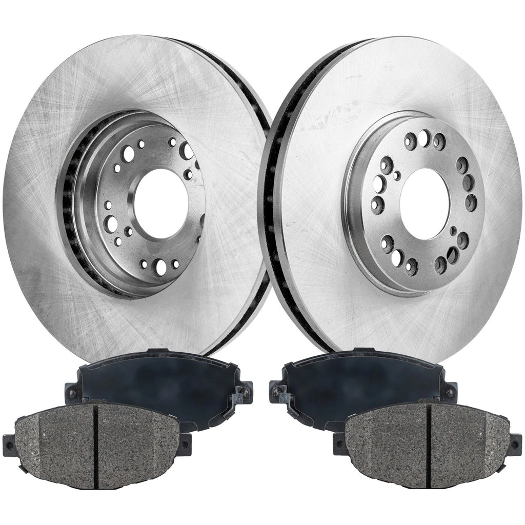 Brake Rotor Brake Pad Kit for Lexus SC300 (1999–2000) Front Solid 2-Wheel Set