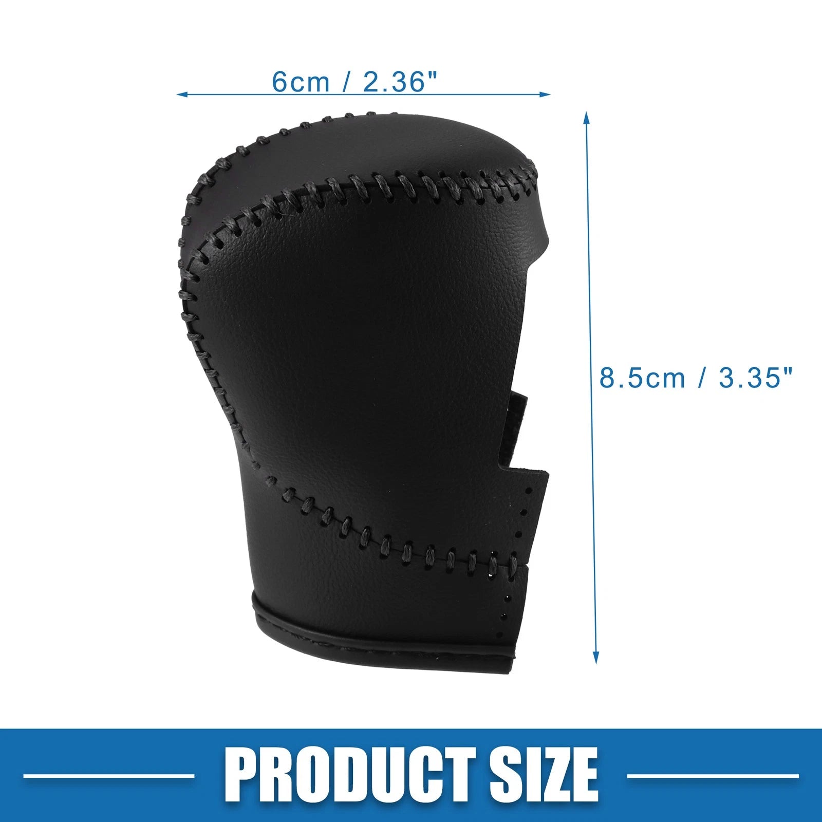Gear Shift Lever Cover for Honda Civic (2022–2023) Black Faux Leather
