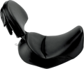 SADDLEMEN Heels Down Solo Seat with Backrest for FLSTC (1997–2006)