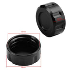 CNC Black Rear Brake Fluid Reservoir Cap for Honda ST125 Dax Z125 Monkey (2018–2023)
