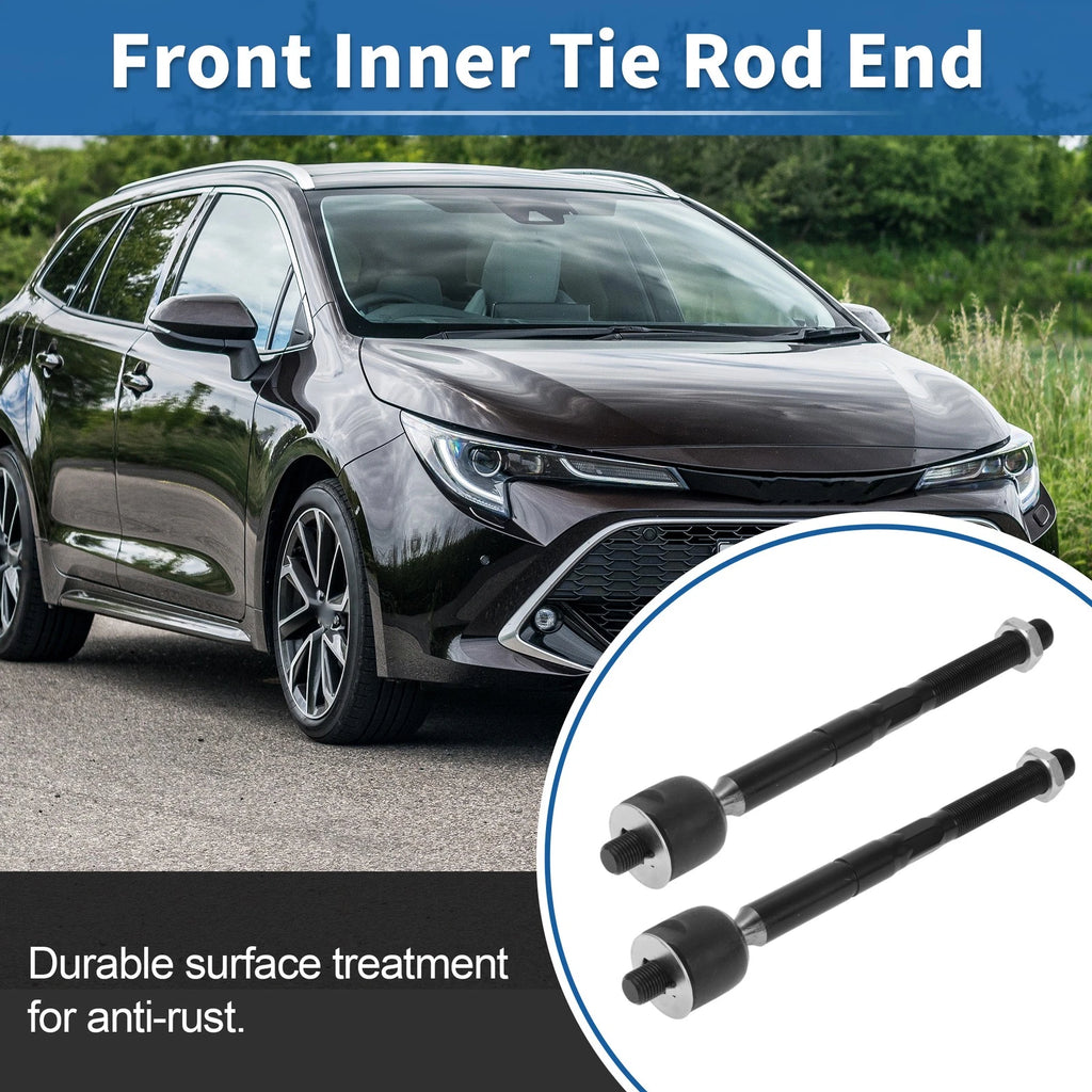 2 Pcs Front Inner Tie Rod End Links for Toyota Sienna (2004–2010) No.EV80893