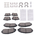 Front & Rear Ceramic Brake Pads Kit for Honda Crosstour (2012–2015) P1086 P1521