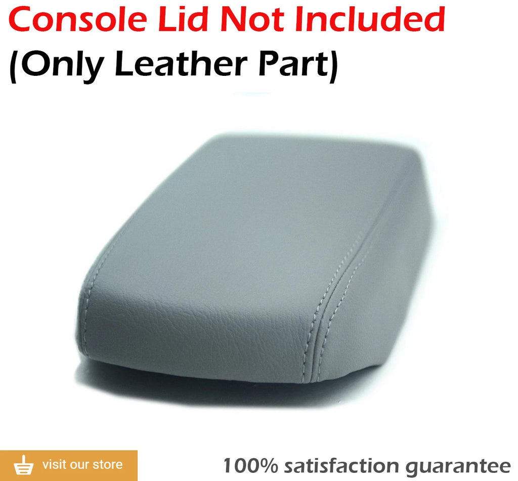 Center Console Armrest Cover for Toyota Corolla (2009–2013) Gray Leather