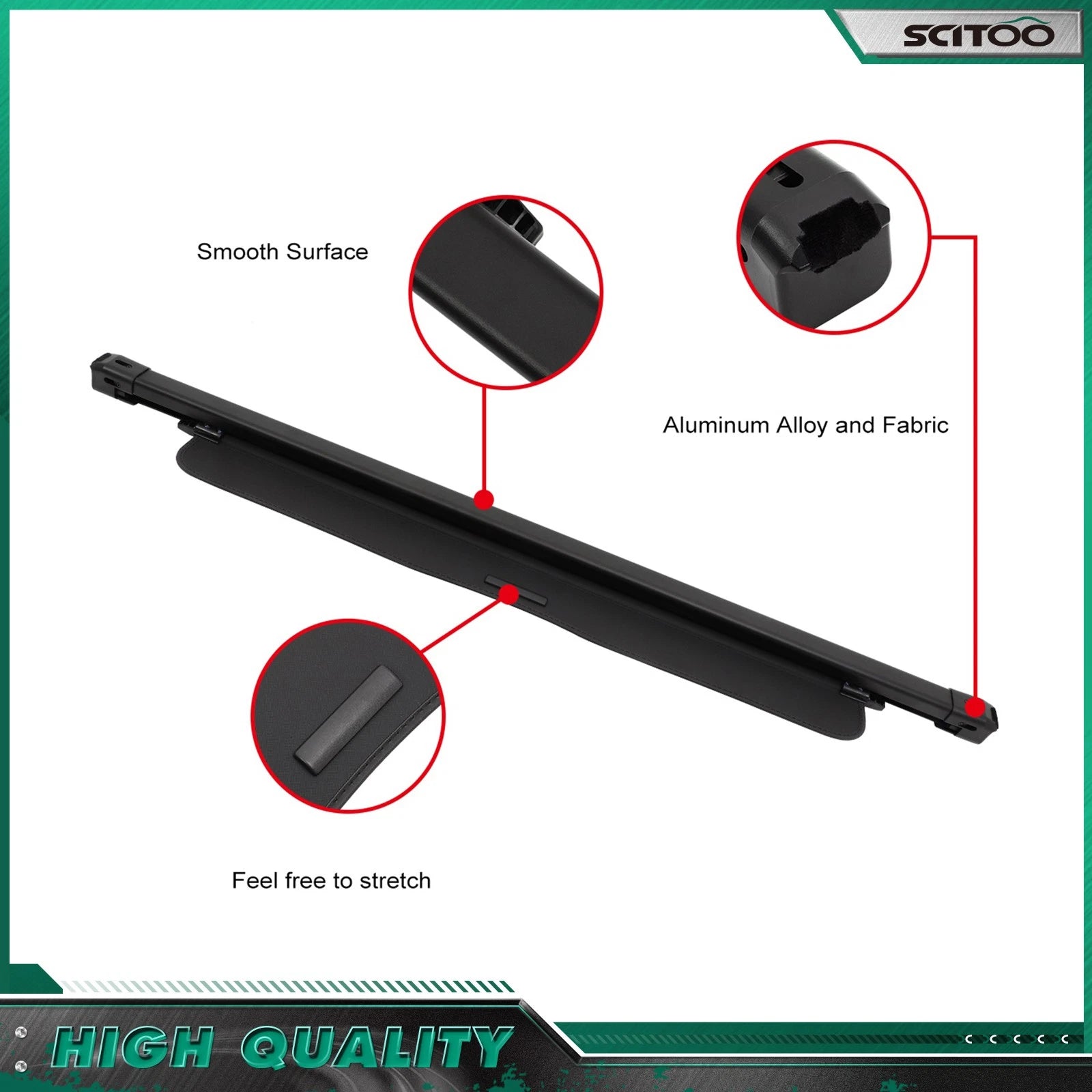Tonneau Privacy Shield Cargo Cover for Honda CR-V (2012–2016)