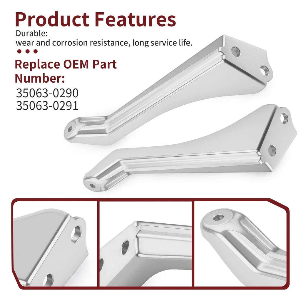 Rear Fender Bracket 2 x for Kawasaki KFX450R (2008–2014)