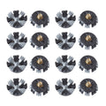 16 Pack Rubber Golf Shoe Cleats for Metal Thread Shoes - 8 Contact Points