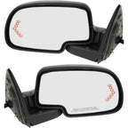 Power Mirror Set for Silverado 1500 (2003–2006) with Signal Puddle Light Heated