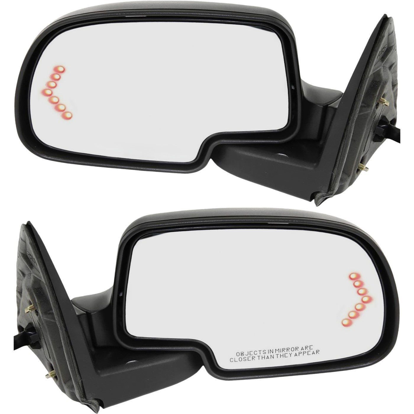 Power Mirror Set for Silverado 1500 (2003–2006) with Signal Puddle Light Heated