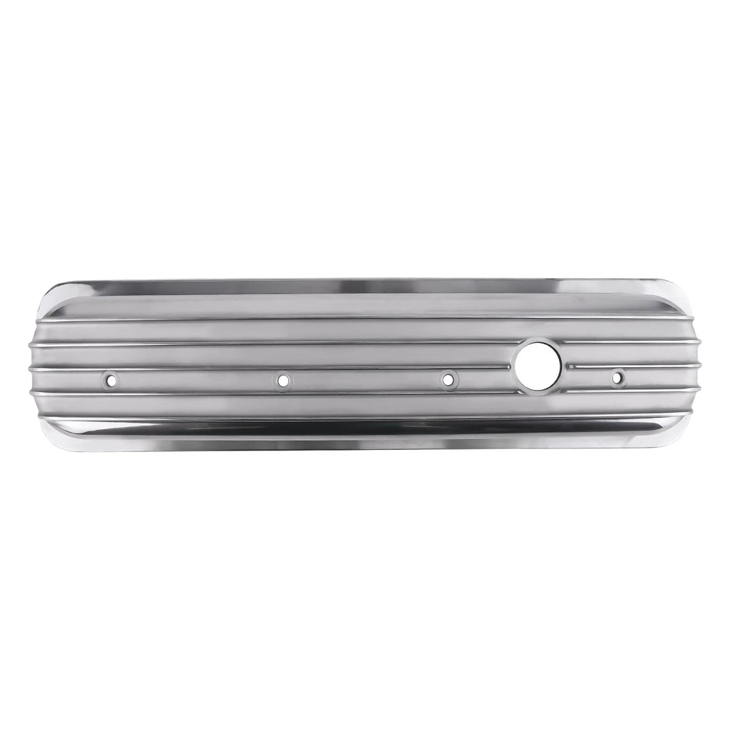 2X Fabricated Aluminum Valve Covers for SBC Small Block Chevy