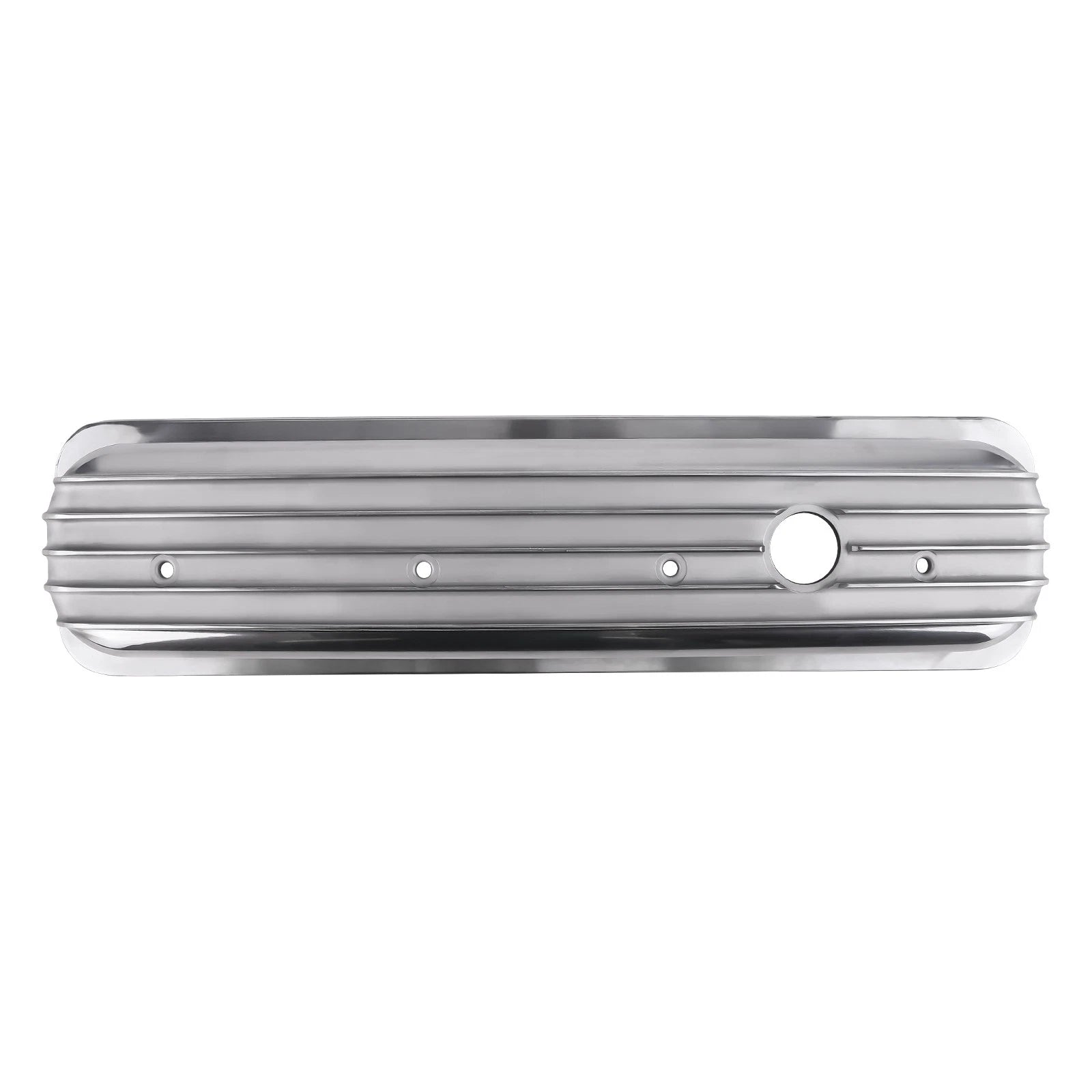 2X Fabricated Aluminum Valve Covers for SBC Small Block Chevy