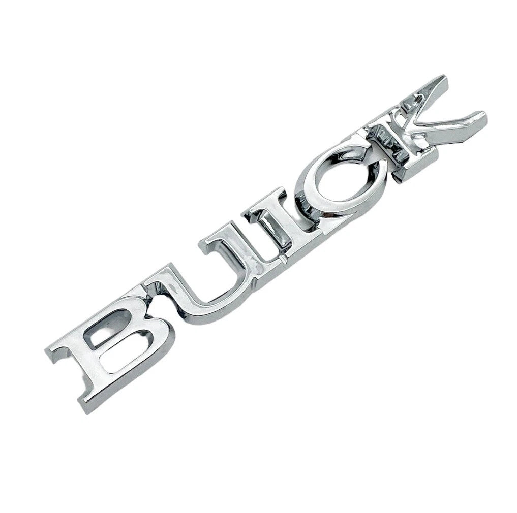Trunk Lid Emblem Chrome Plastic Replacement for 1982–1987 Buick Regal