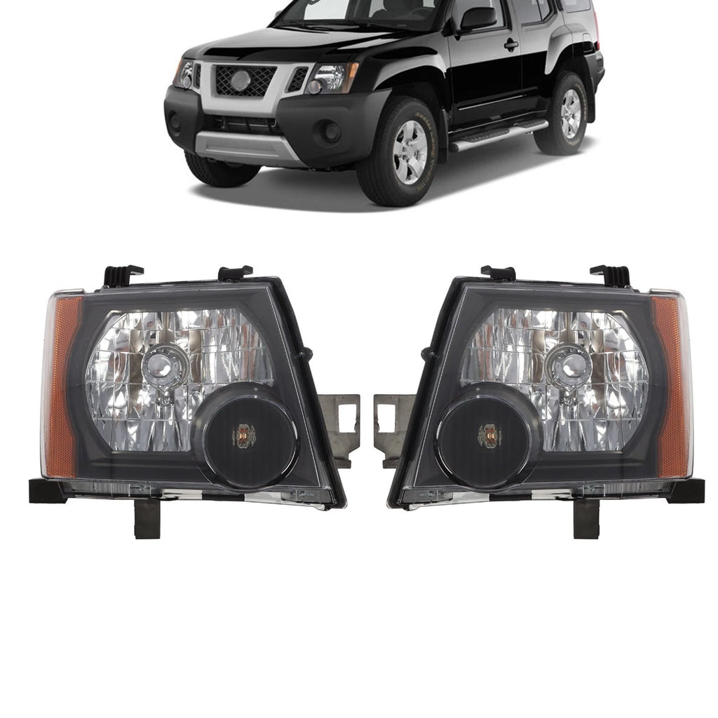 Black Headlights for Nissan Xterra (2005–2015)