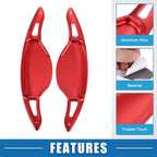 Set of 2 Steering Wheel Shift Paddle Covers for Nissan Altima (2019–2021) Red
