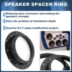Set of 2 Speaker Spacer Rings for Volkswagen Caddy (2004–2015)